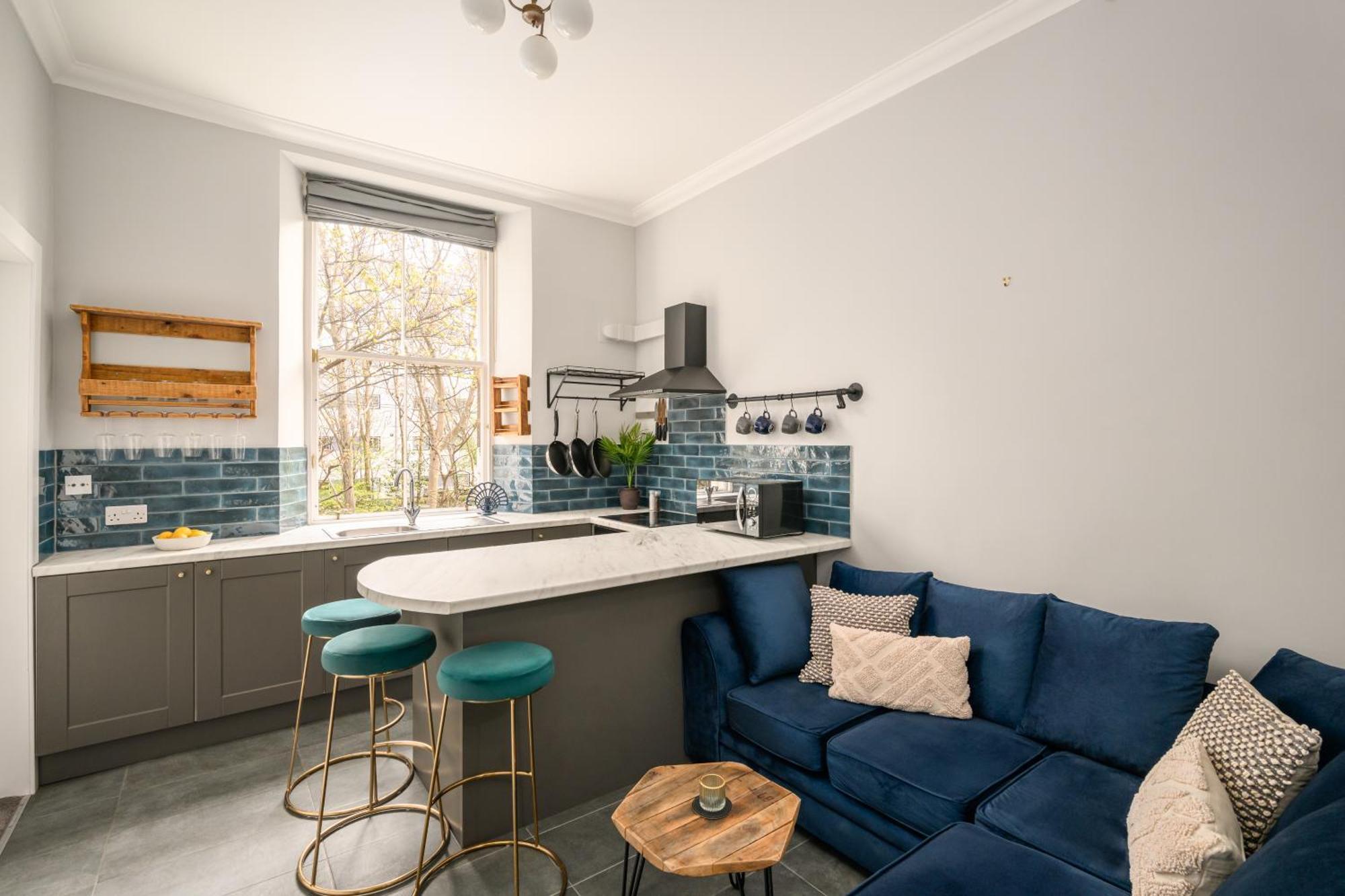 Vibrant Leith Flat Apartment Edinburgh Exterior photo
